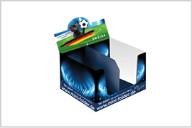 Mini-FOLDER Spielplan mit Umschlag 1x Gratis Dispenser-Box zu Ihrer Bestellung.