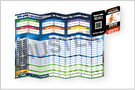 Mini-FOLDER Spielplan mit Umschlag Rückseite Tipp-Spiel mit Umschlag-Aussenseite (Musterwerbung)