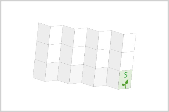 Mini-FOLDER Größe S, 8x3, 80 g/m² Vorderseite