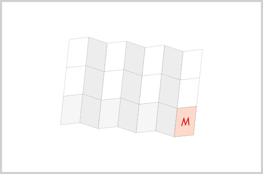 Mini-FOLDER Größe M, 7x3, 90 g/m² Vorderseite