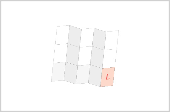 Mini-FOLDER Größe L, 5x3, 90 g/m² Vorderseite