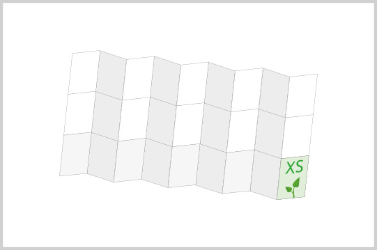 Mini-FOLDER Größe XS, 9x3, 80 g/m²