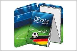 Mini-FOLDER Spielplan mit Umschlag